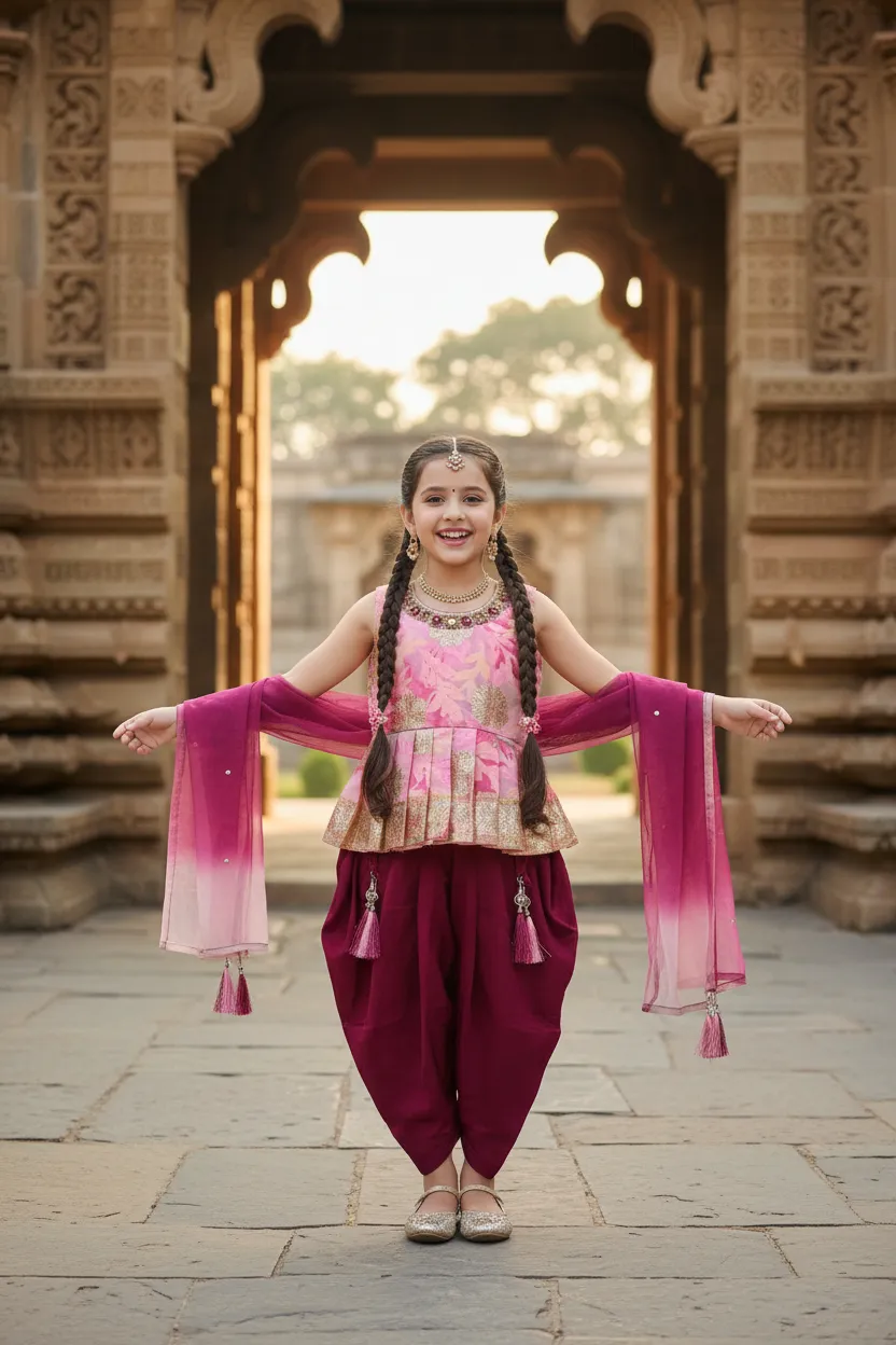 Girls Ethnic Outfit