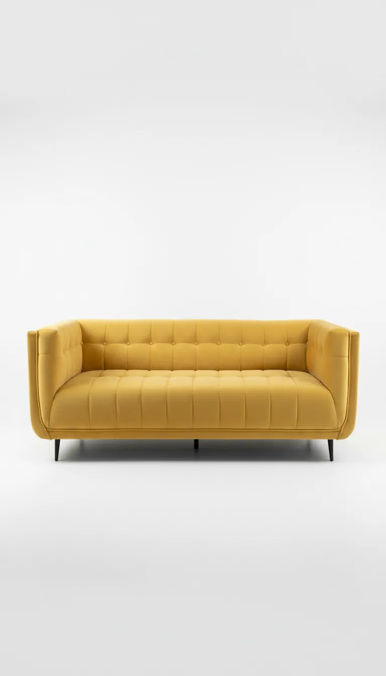 Velvet Tufted Sofa