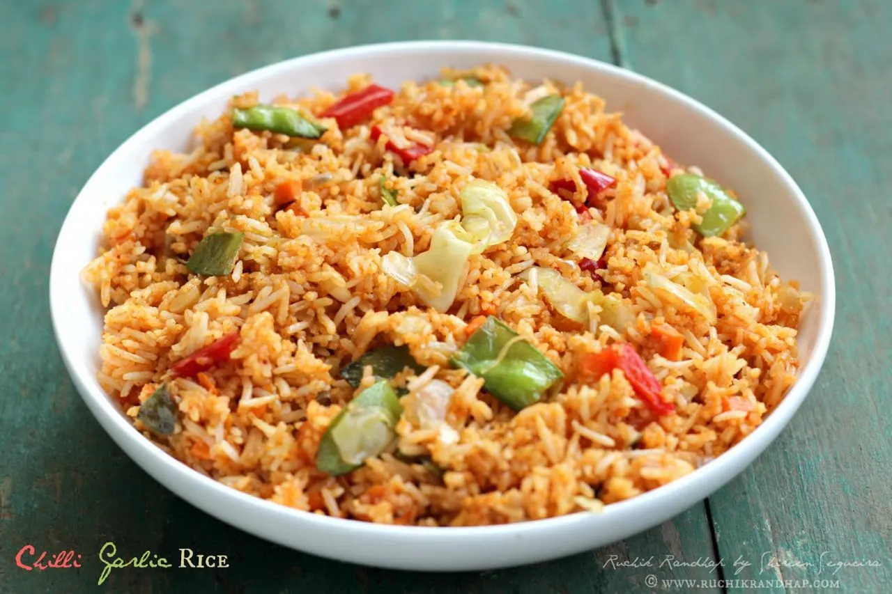 Egg Chilli Garlic Fried Rice