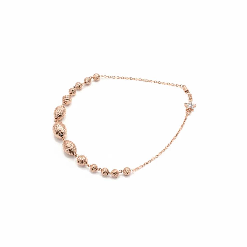 Rose Gold Beads Bracelet