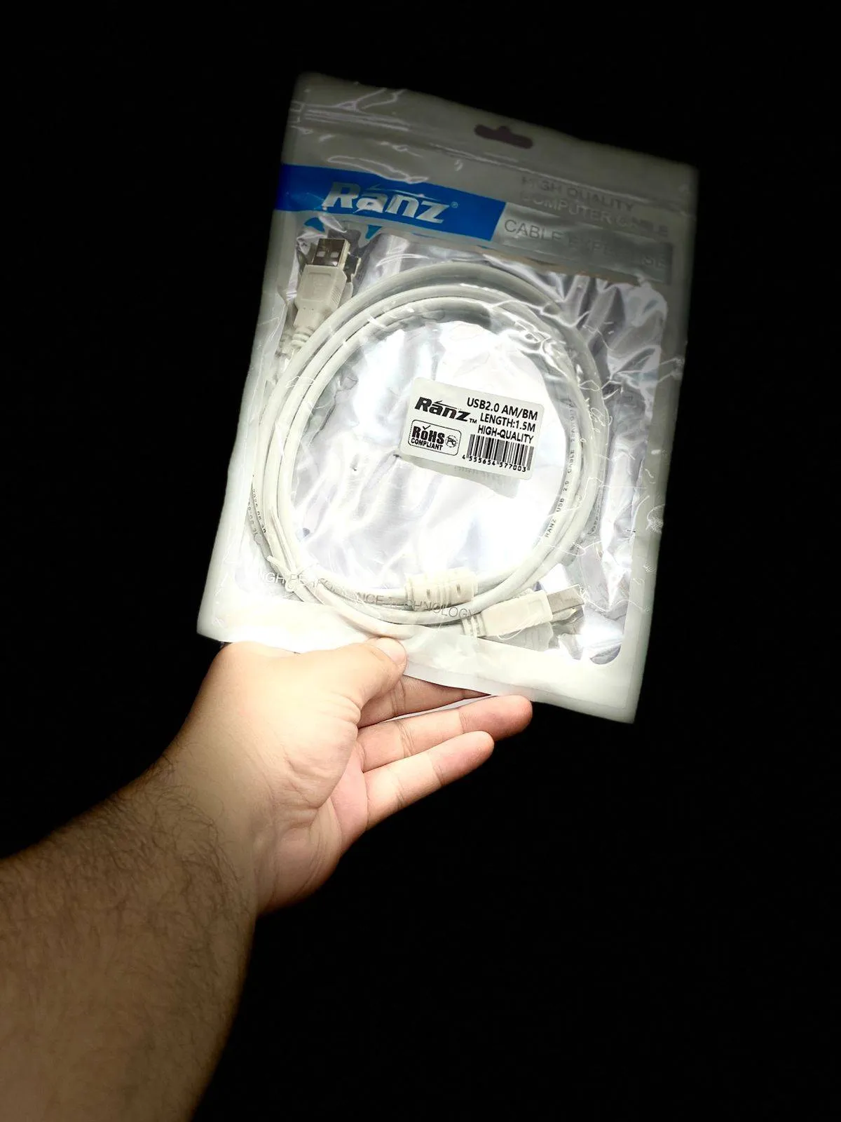 Ranz USB 2.0 A-M/B-M Cable