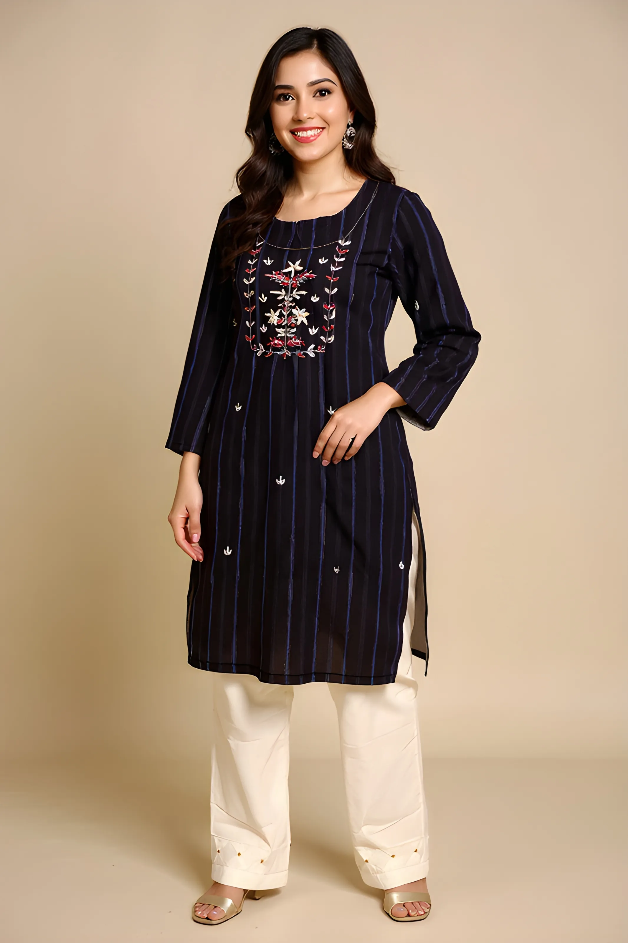 Embroidered Kurta Set