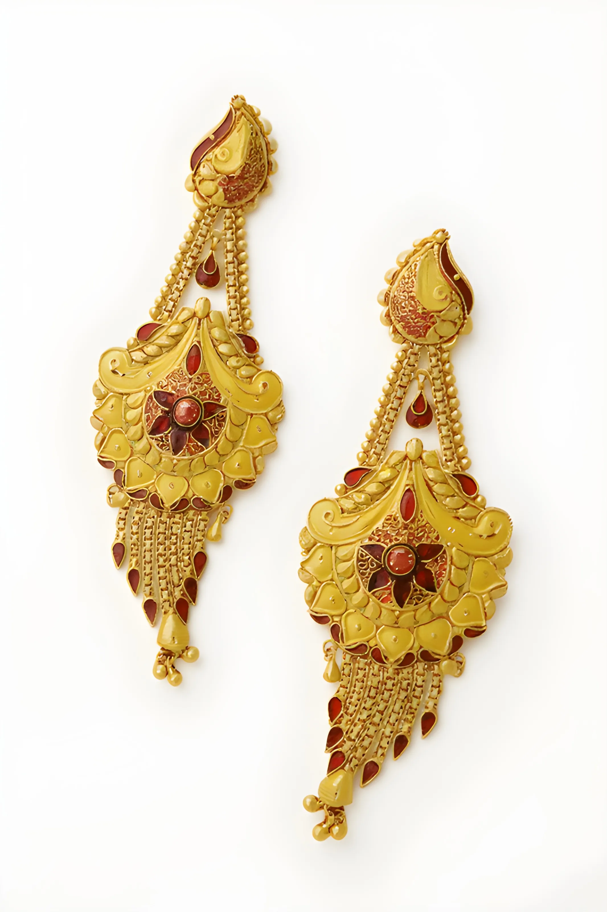Tridev Jewellers Gold Earrings ✨