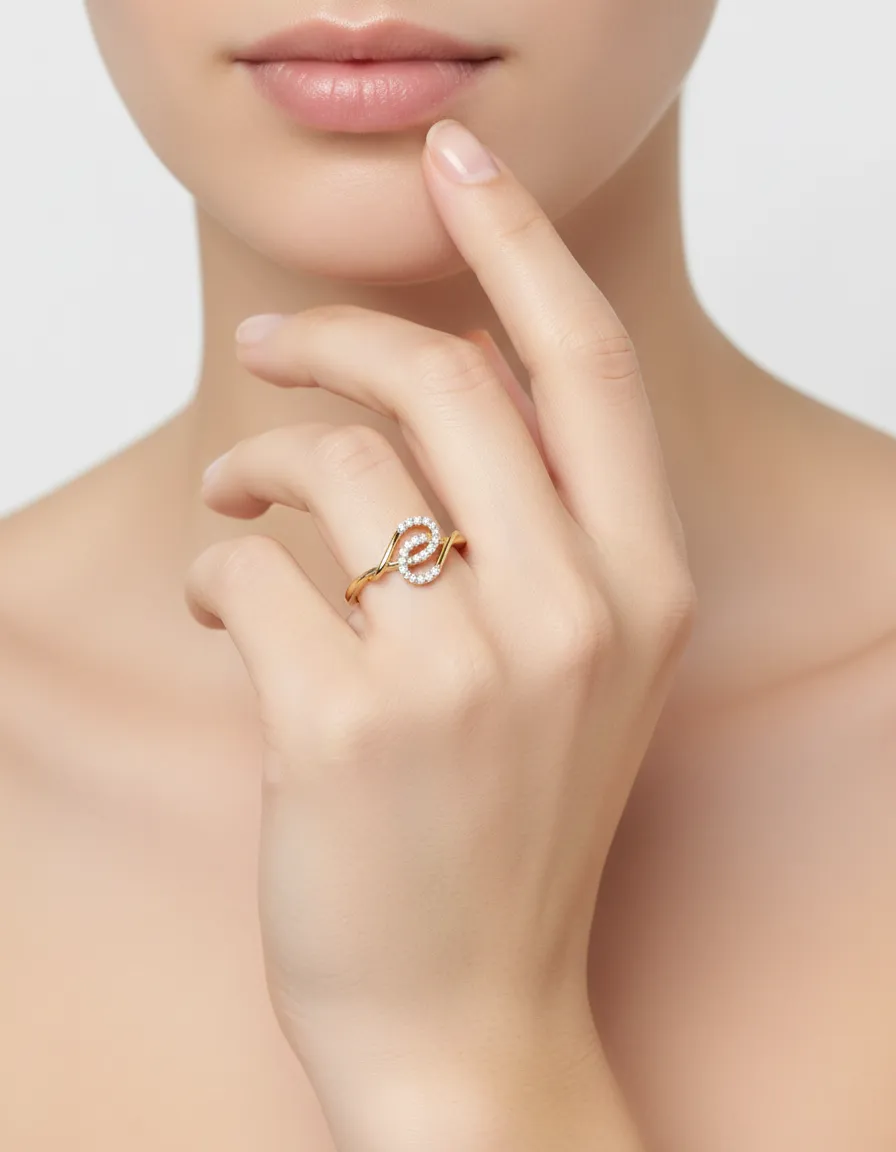 Diamond Knot Ring