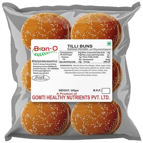 Bran O Burger Buns M6 300 g