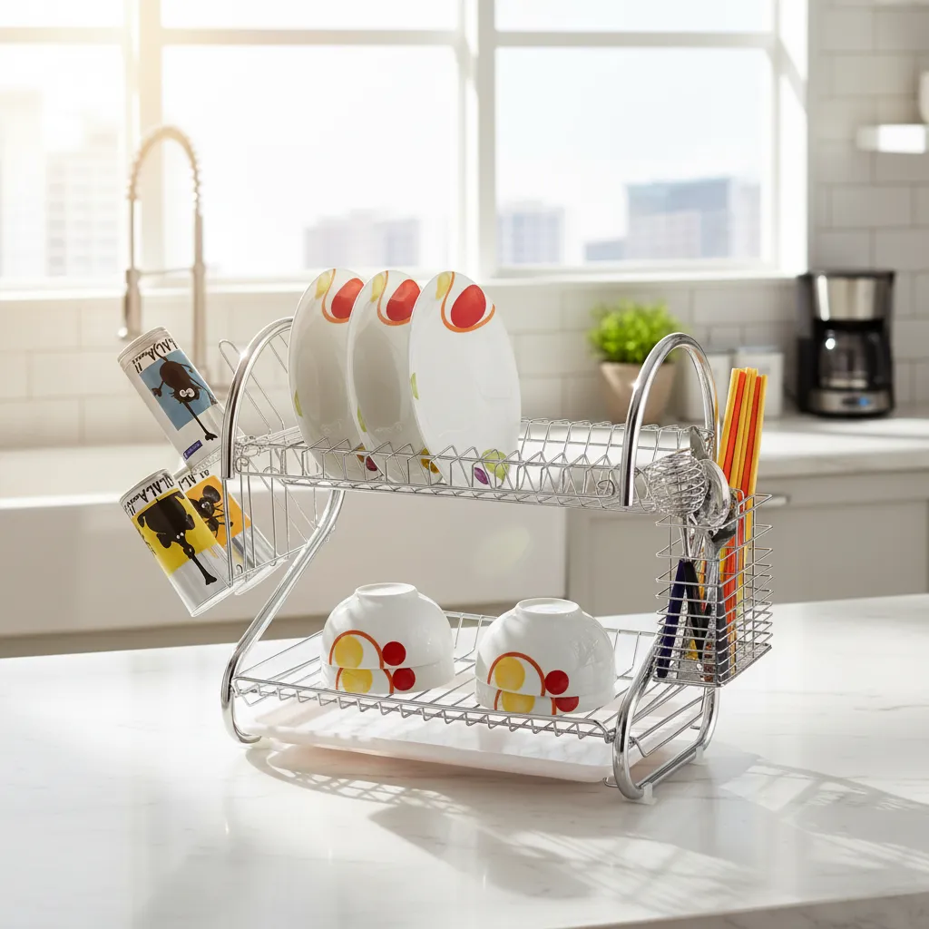 Simply Two-Tier Dish Rack