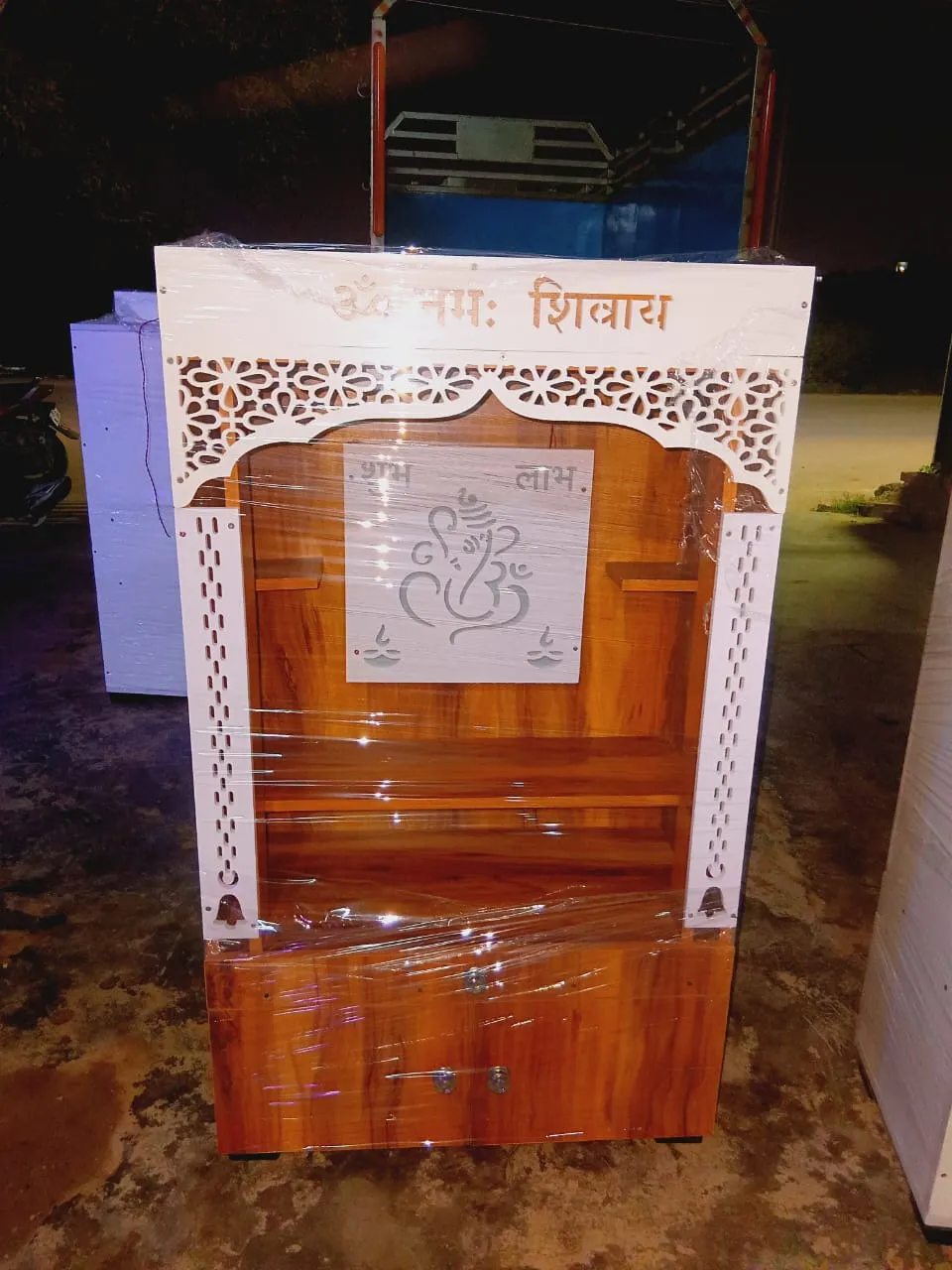 Traditional Indian Pooja Cabinet