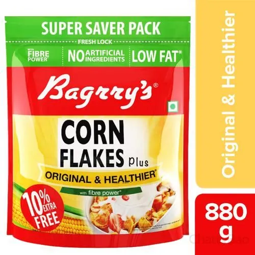 Bagrrys Corn Flakes Plus - Original & Healthier 880 g