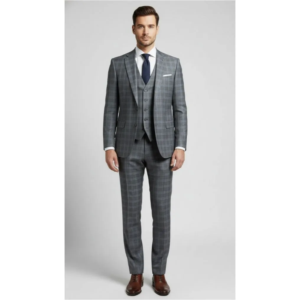 Check Suit Fabric