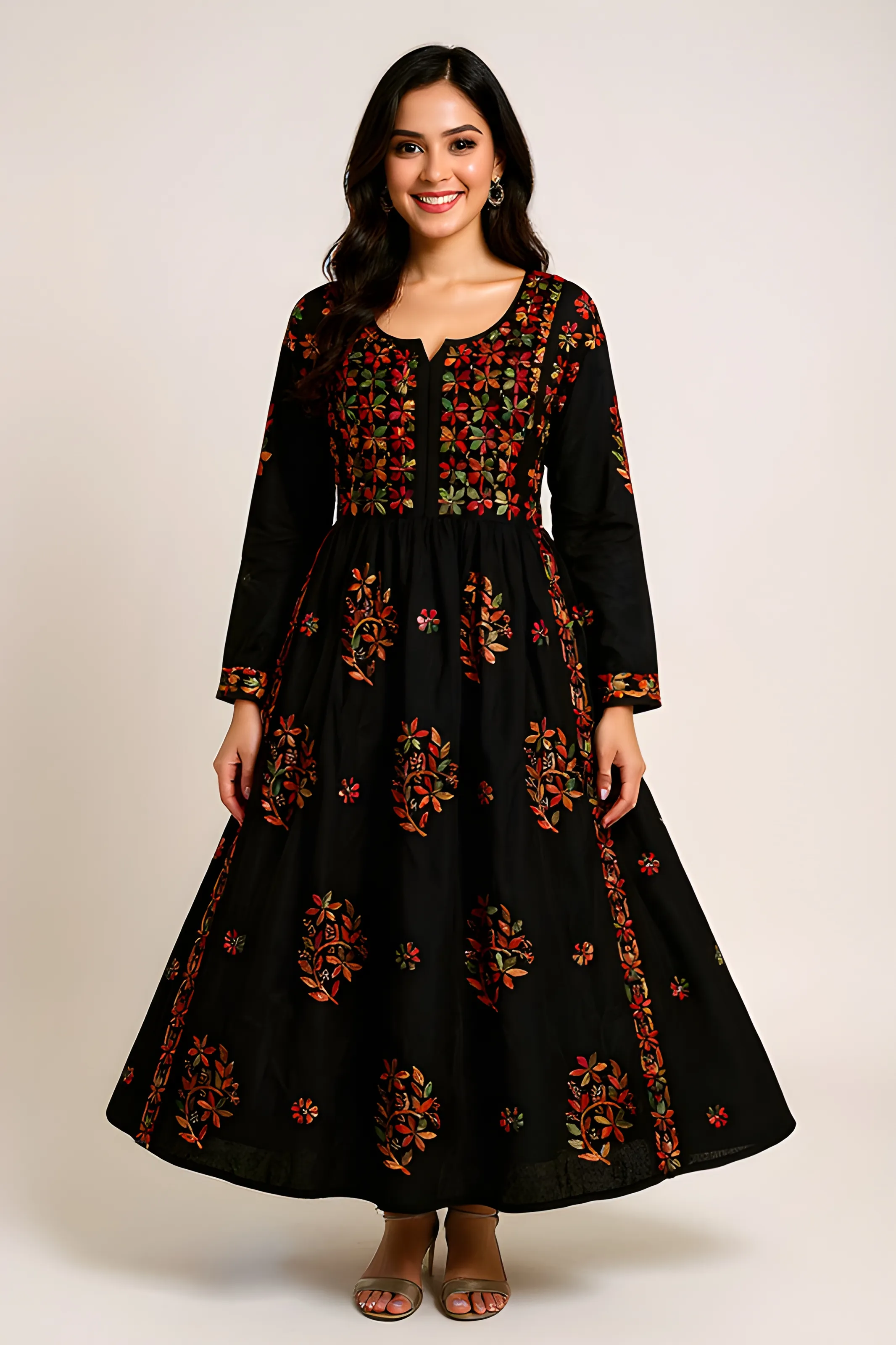 Embroidered Anarkali Kurta