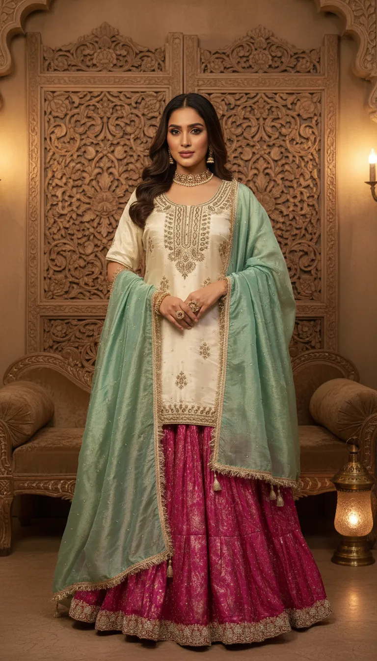 Traditional Farshi Garara