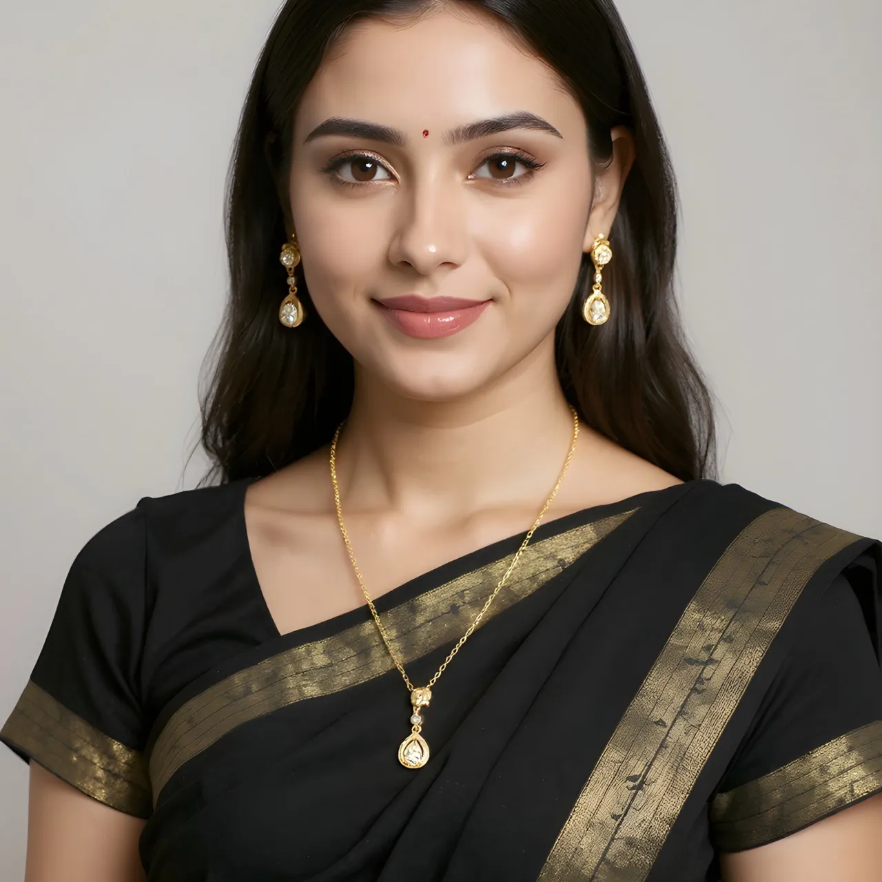 Elegant Pendant Earrings Set