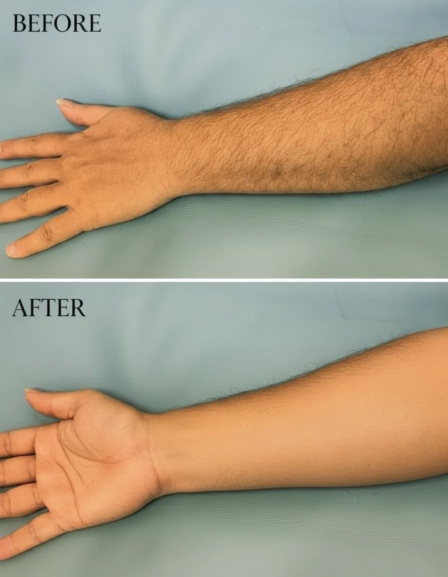 Full Arms Waxing for Men