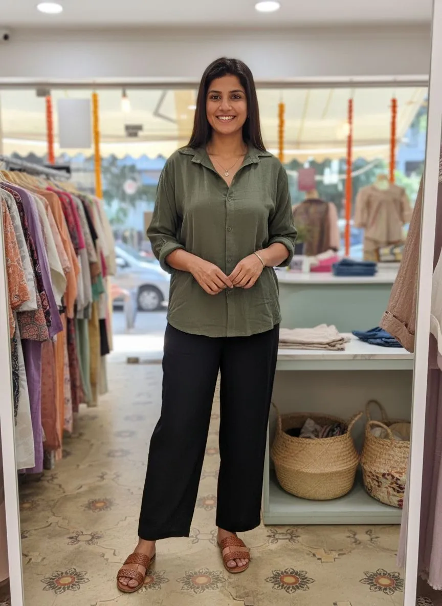 Olive Green Shirt