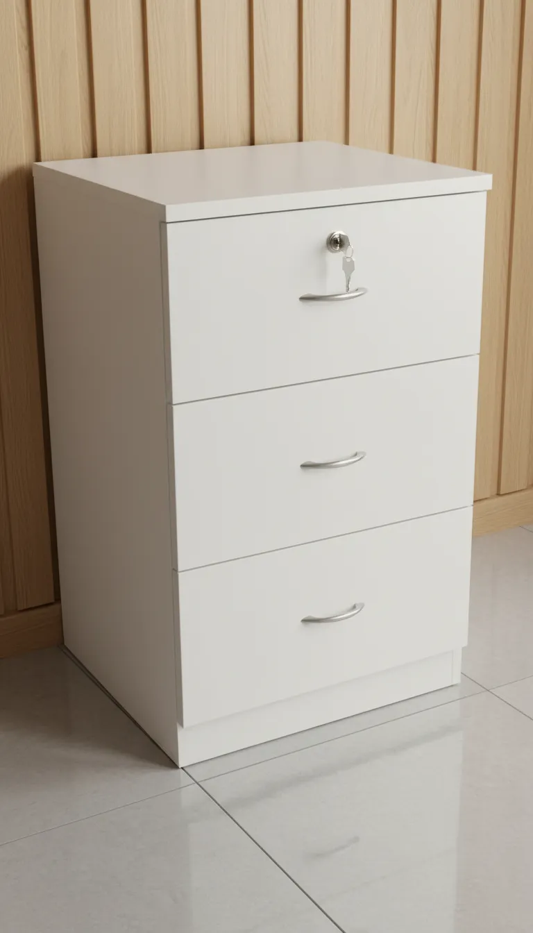 Lockable Bedside Cabinet