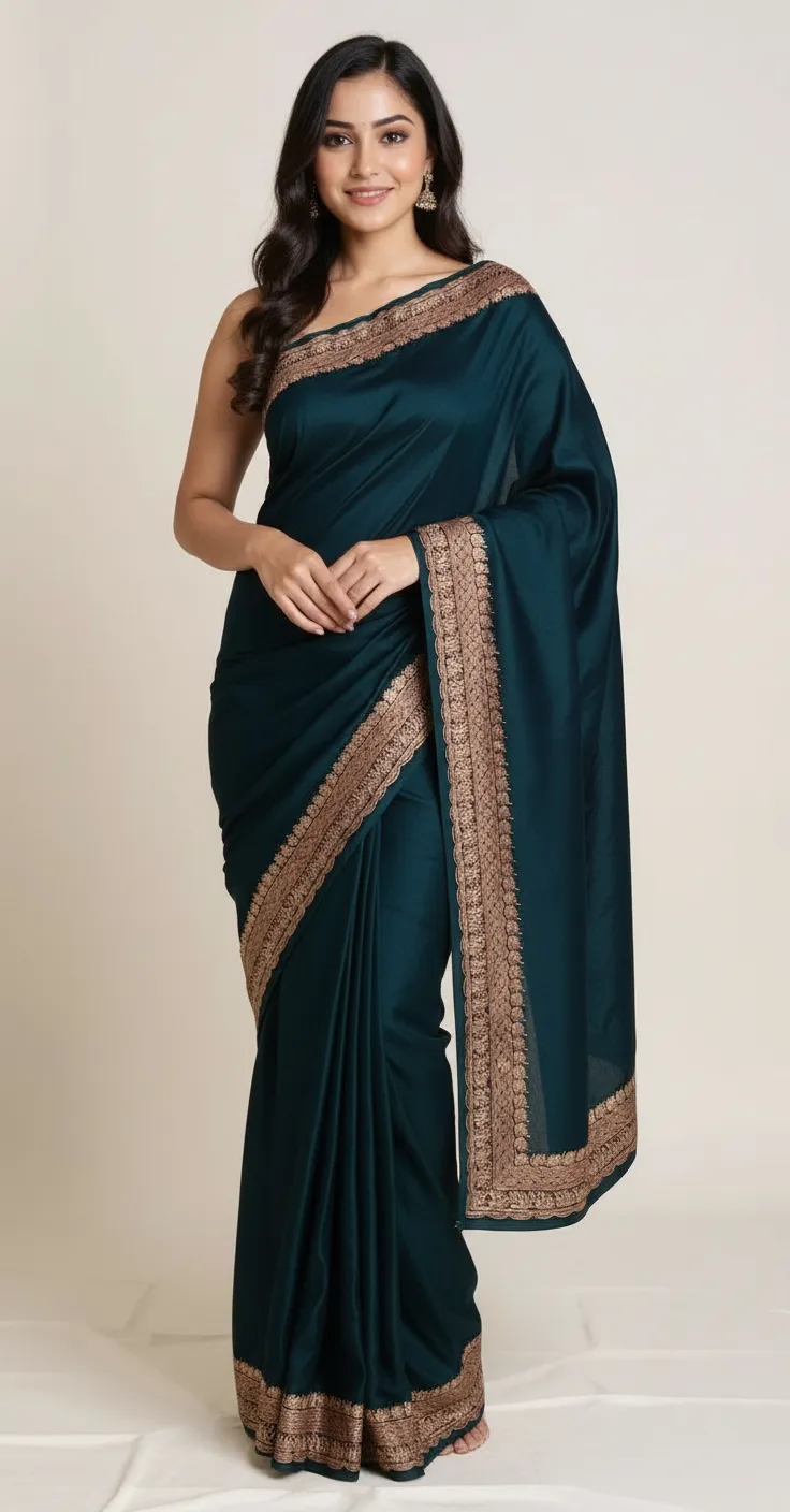 Elegant Green Saree