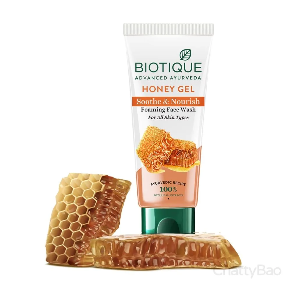 Biotique Honey Gel Soothe & Nourish Foaming Face Wash 50 ml
