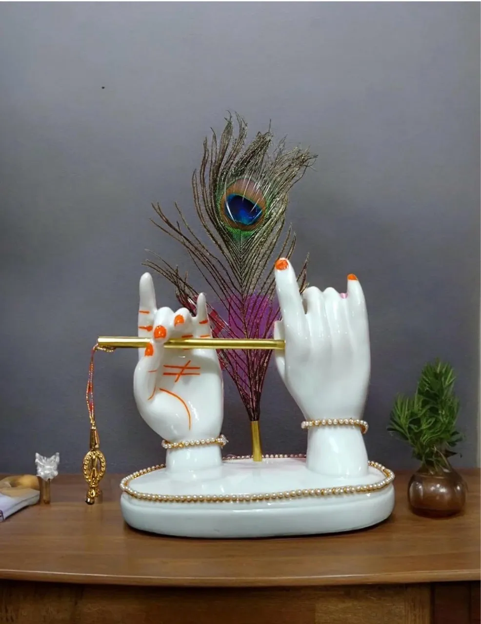Ceramic Hand Krishna Hand