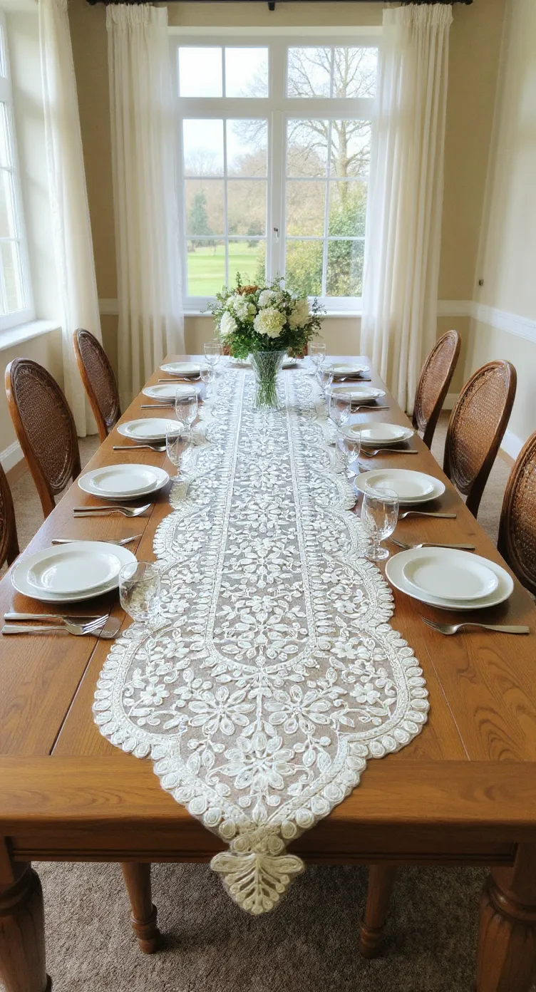 Decorative Lace Table Runner