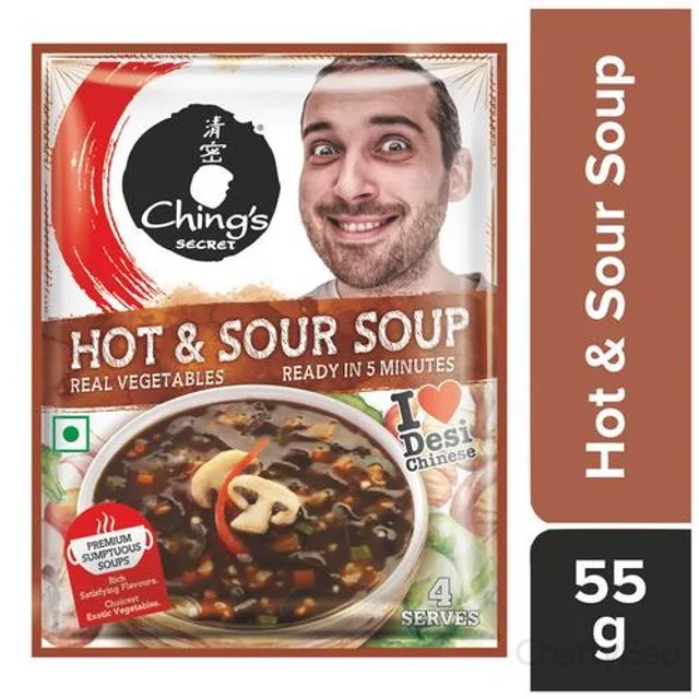 Chings Secret Hot & Sour Veg Soup 55 g
