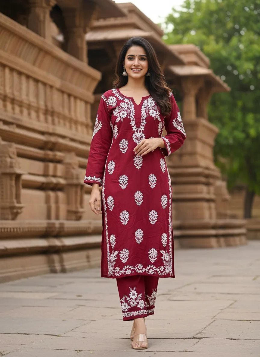 Embroidered Kurta