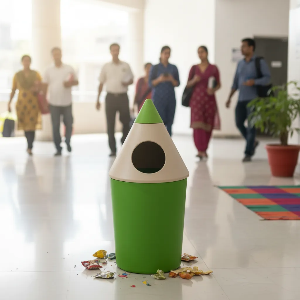 Childrens Indoor Dustbin