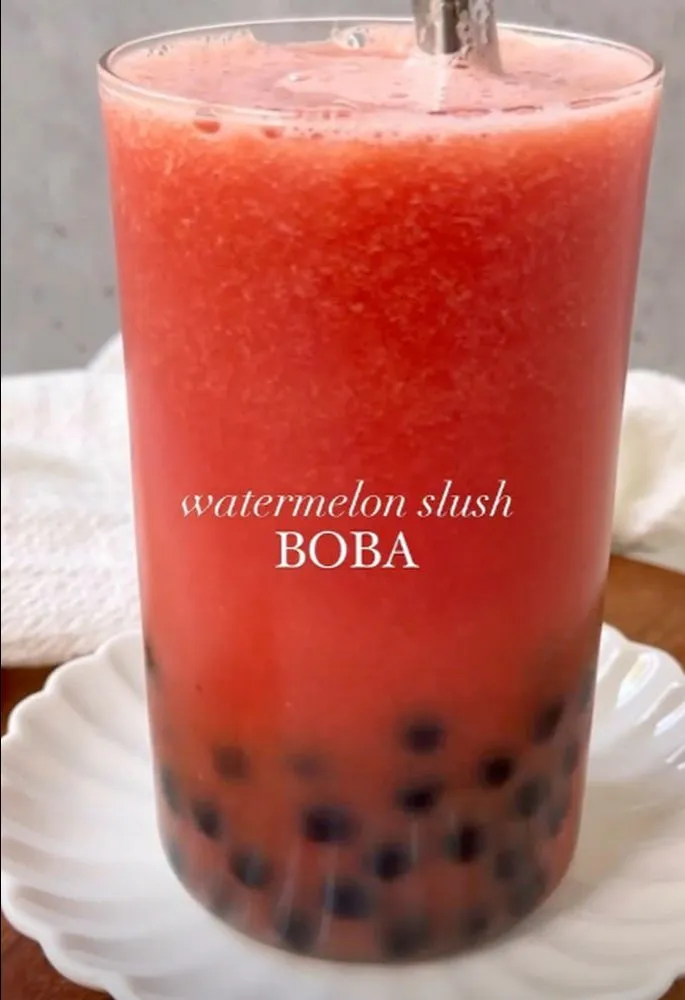 Watermelon Boba