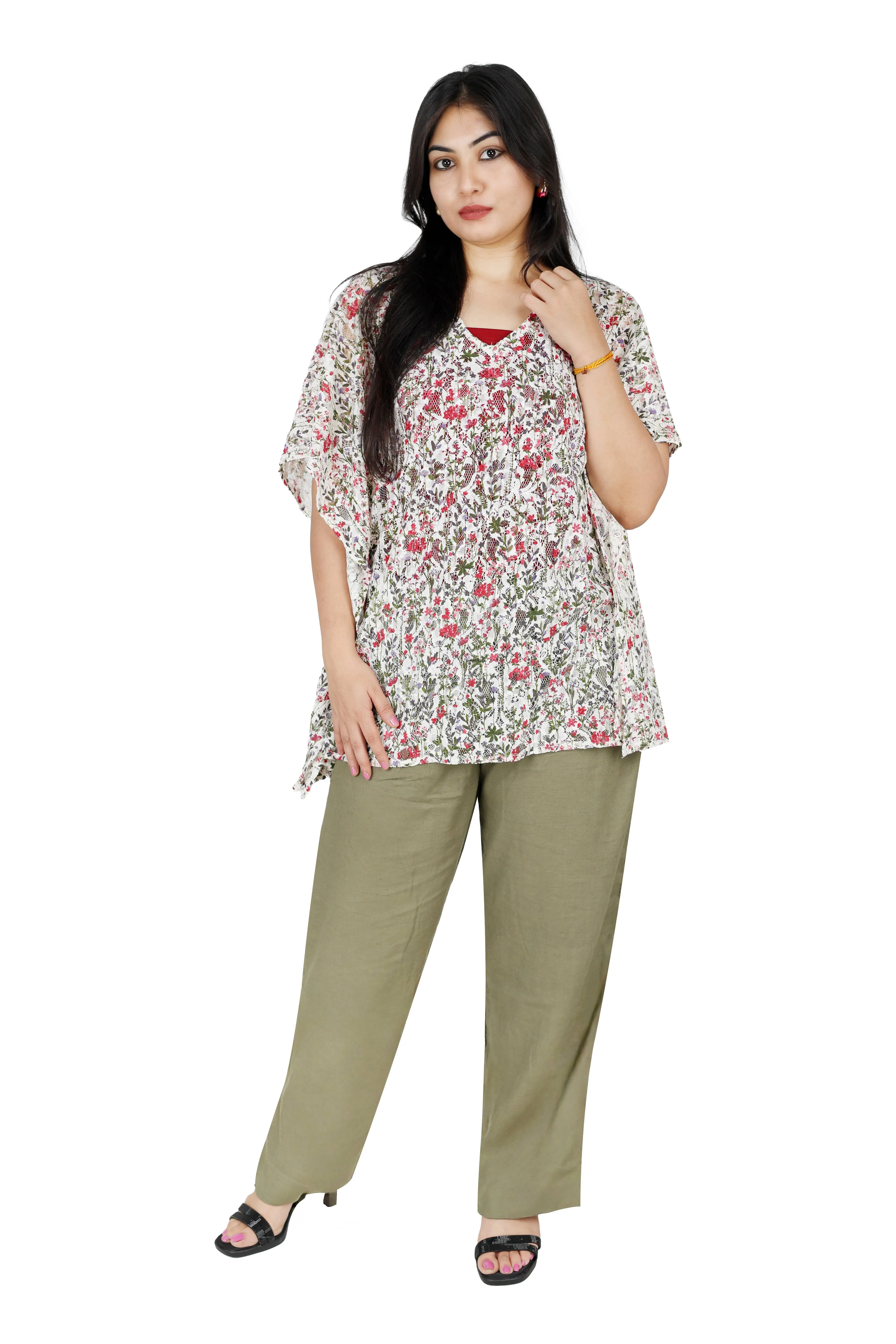 Floral Kaftan Top