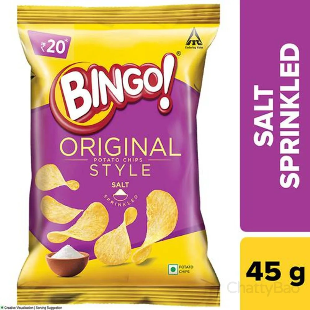 Bingo Original Style Salt Chips 45 g