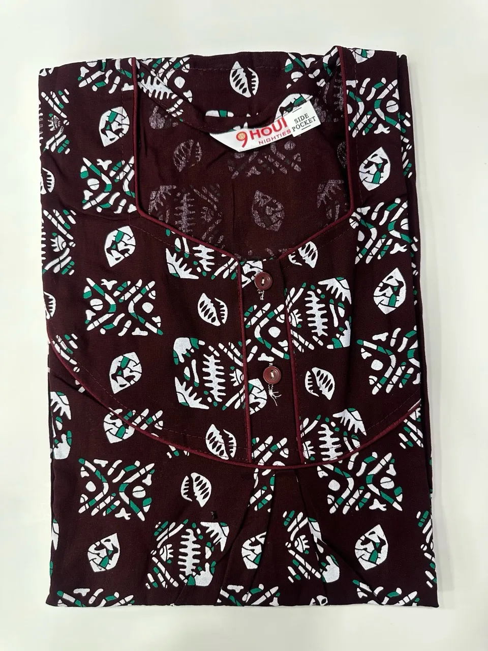 Cotton Piping Nighty