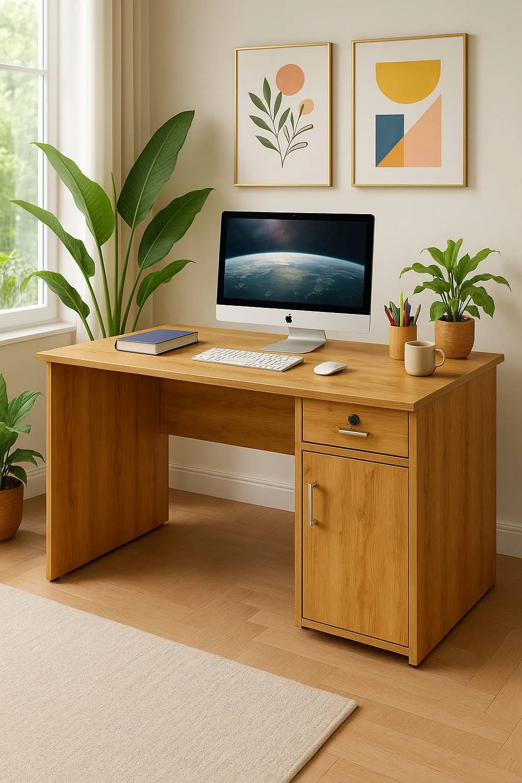 Ferro Oak Desk