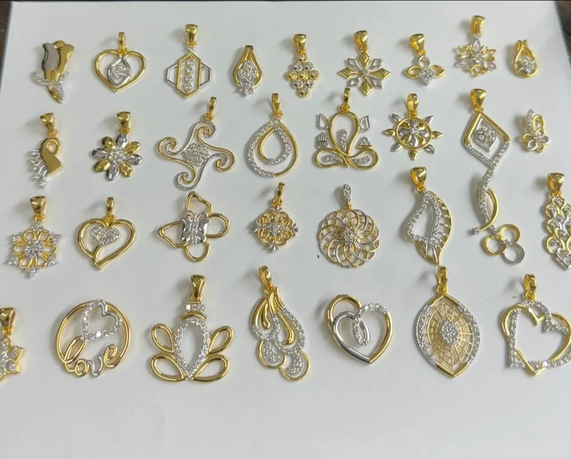 Assorted Gold Pendants