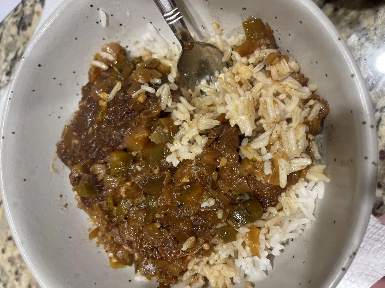 Stir Gravy With  Rice