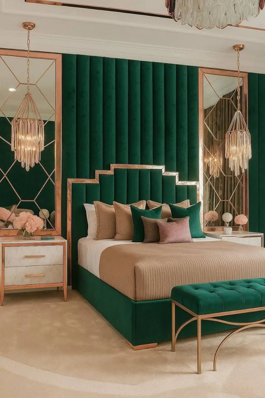 Luxury Velvet Bed