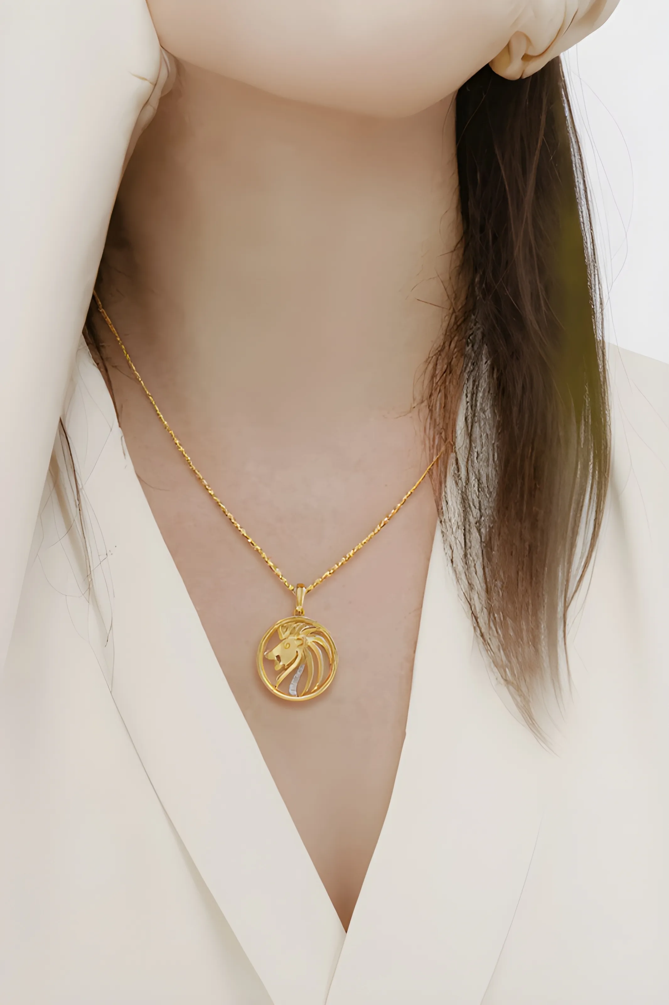 Lion Gold Pendant