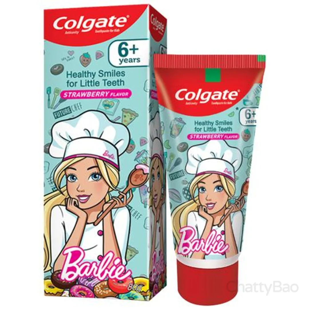 Colgate Kids Toothpaste - 6+ Years Strawberry Barbie 80 g