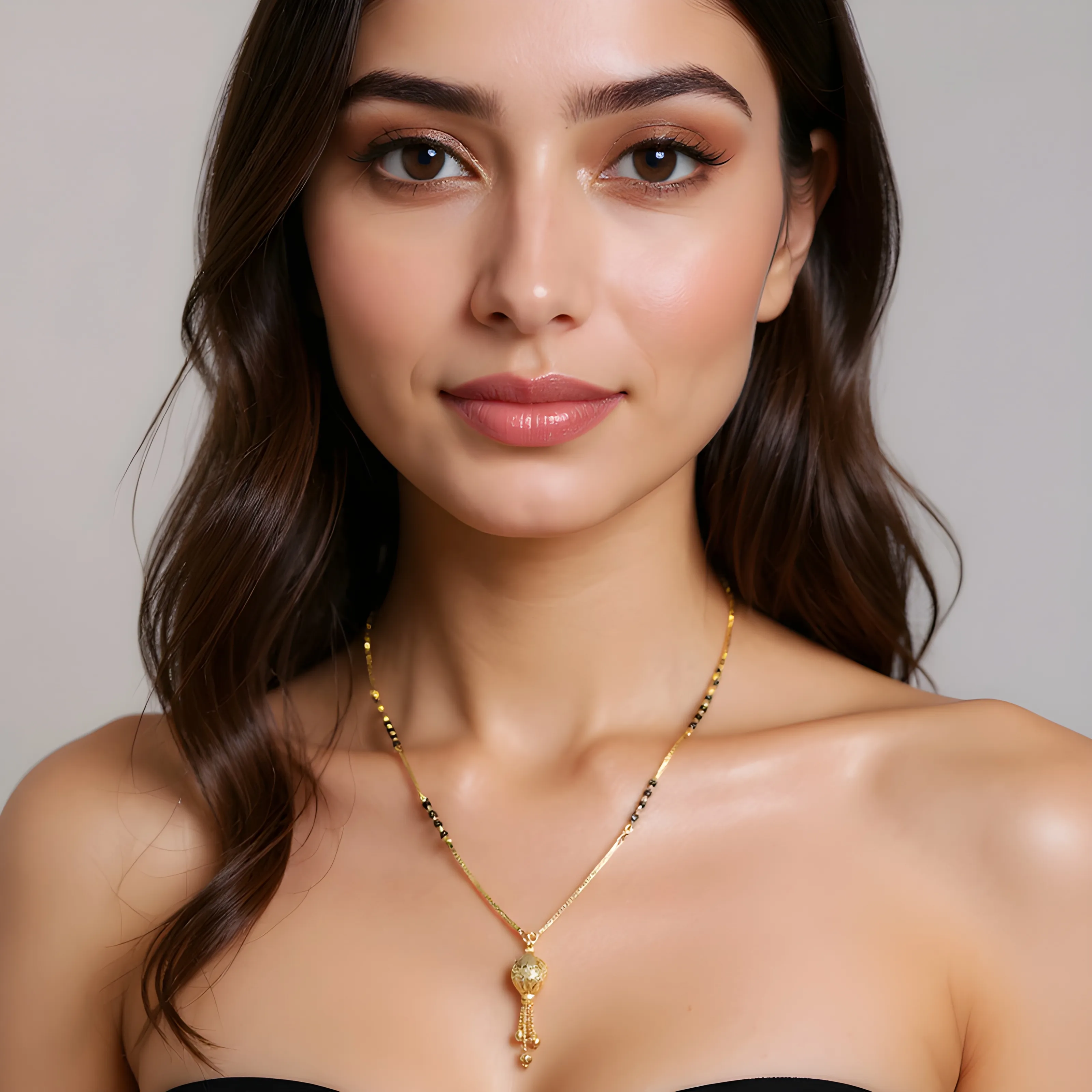 Gold Key Pendant Necklace