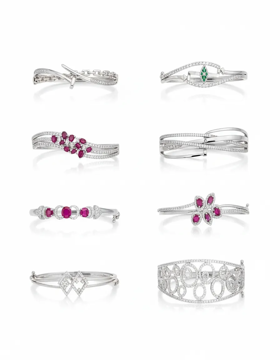 Silver Bracelets .