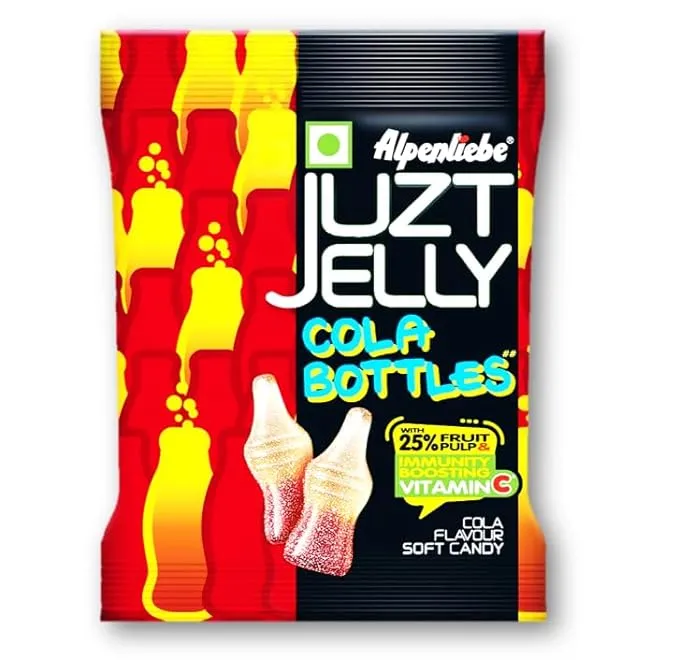 Alpenliebe Juzt Jelly Cola Bottles Pouch 27 g