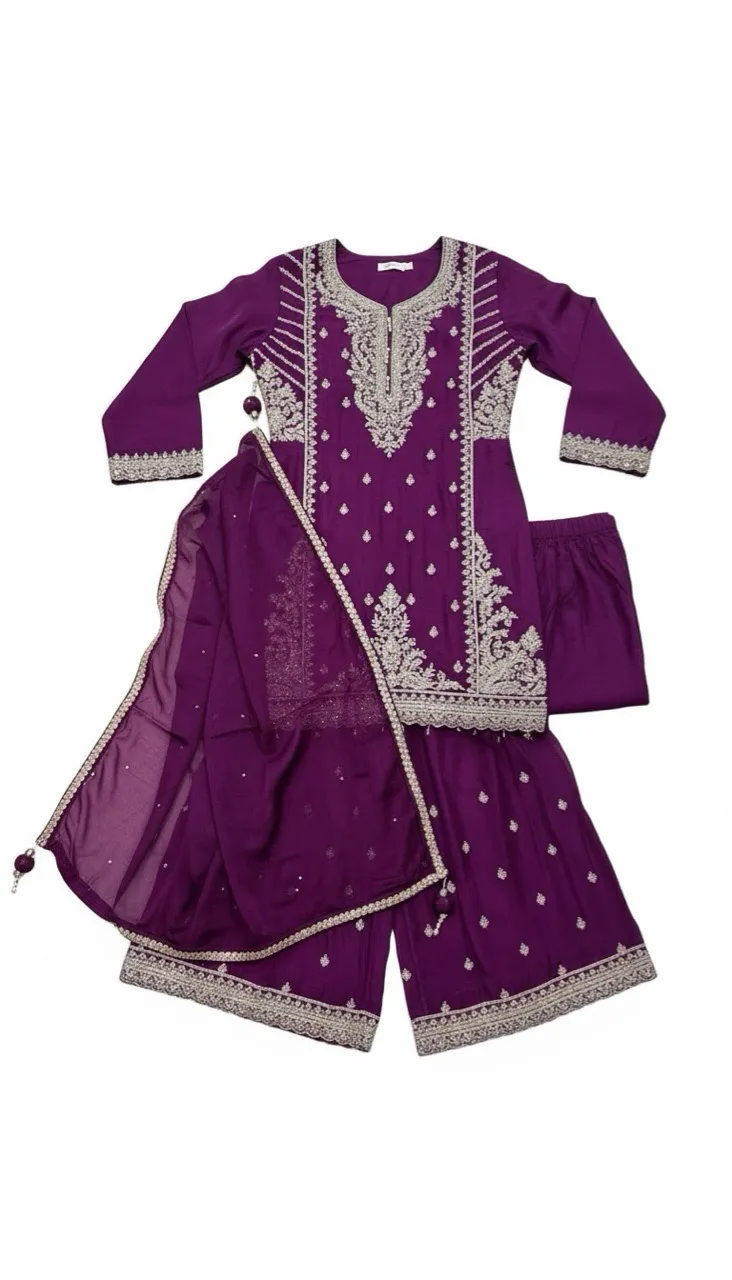 Silk Premium Sharara Set view 2