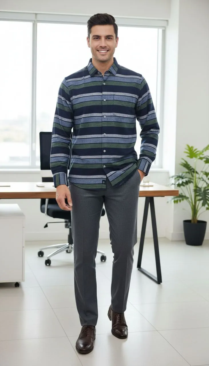 Striped Casual Shirt