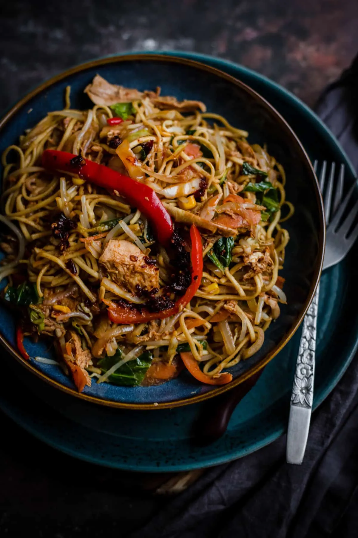 Hakka Noodles Chicken