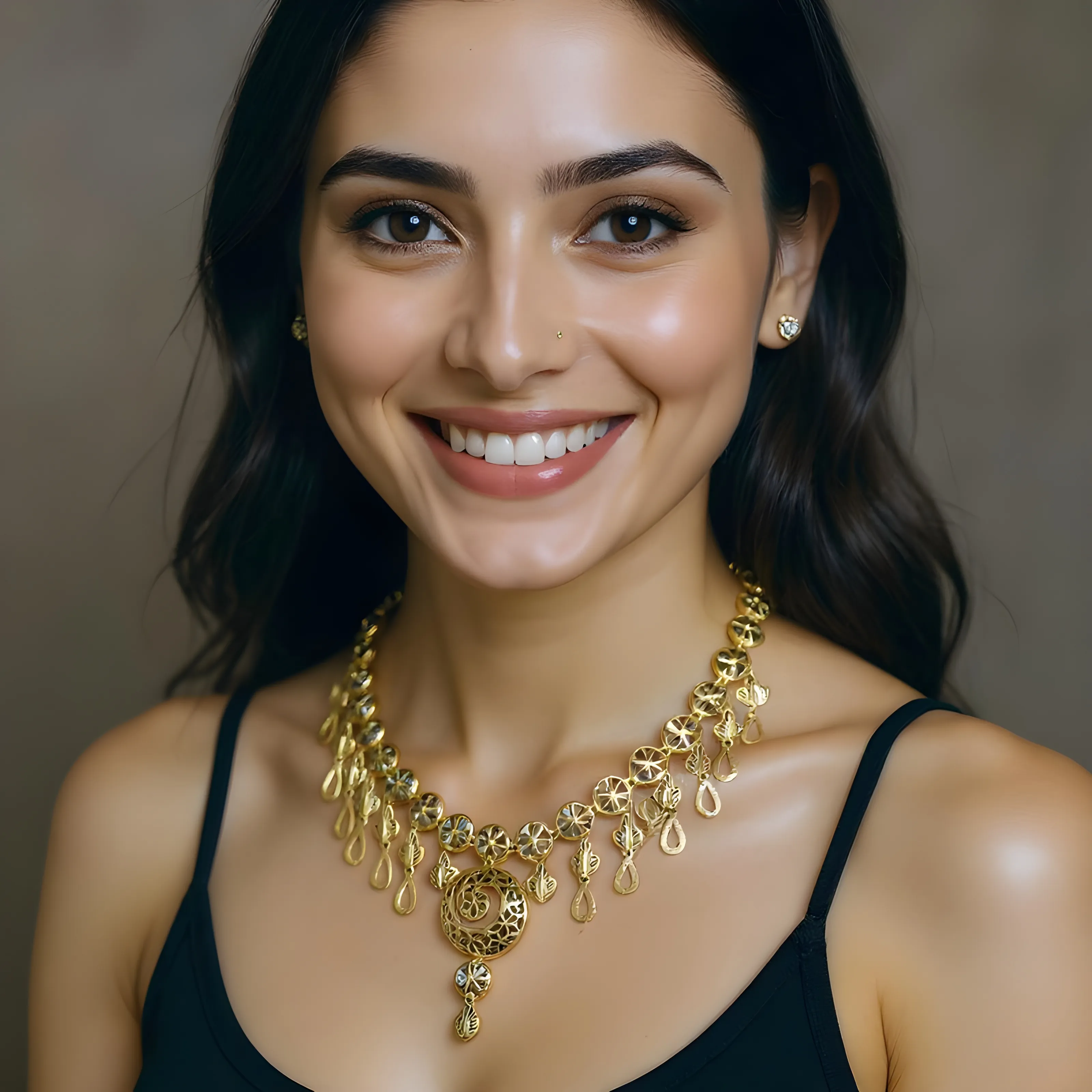 Gold Filigree Necklace