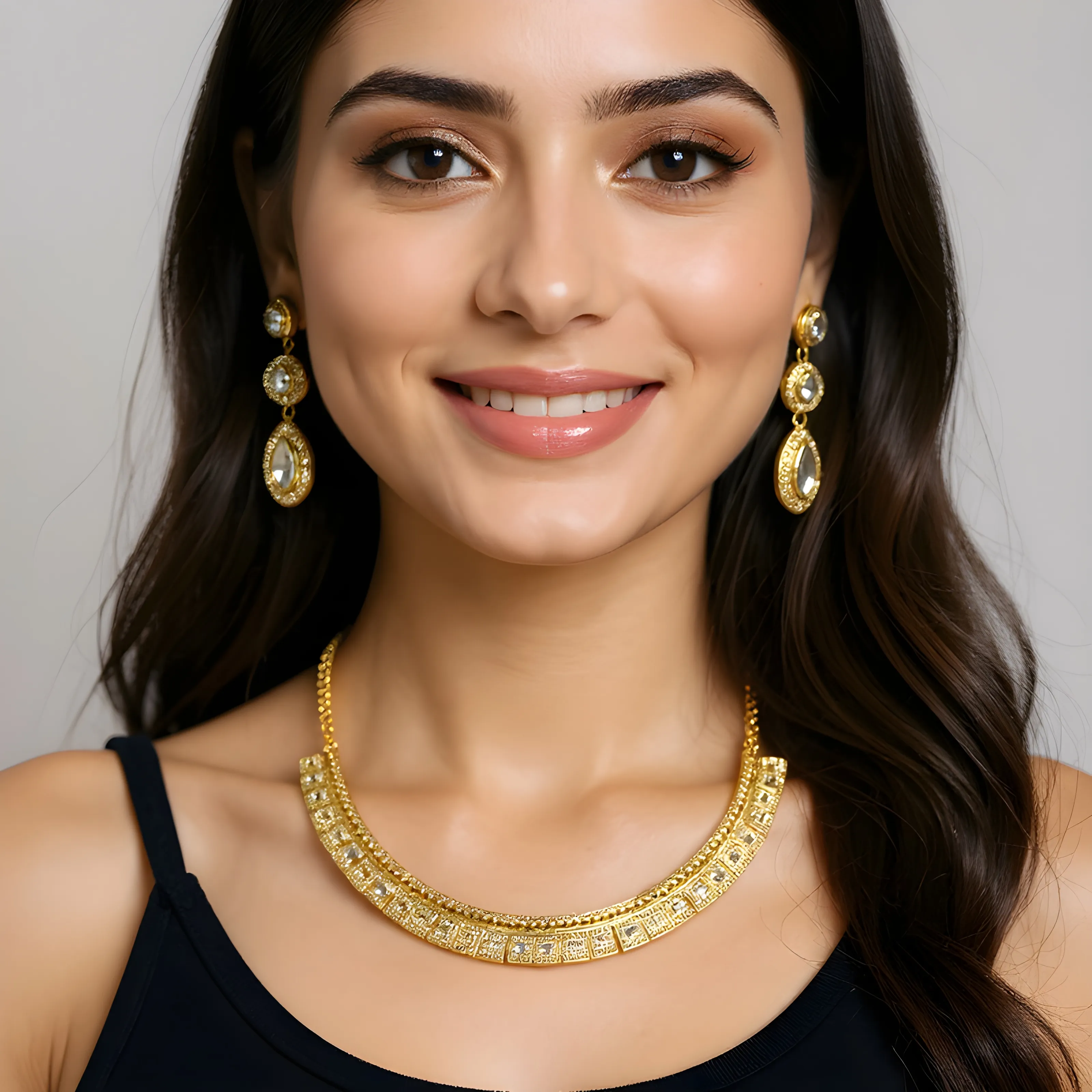 Antique Gold Polish Necklace