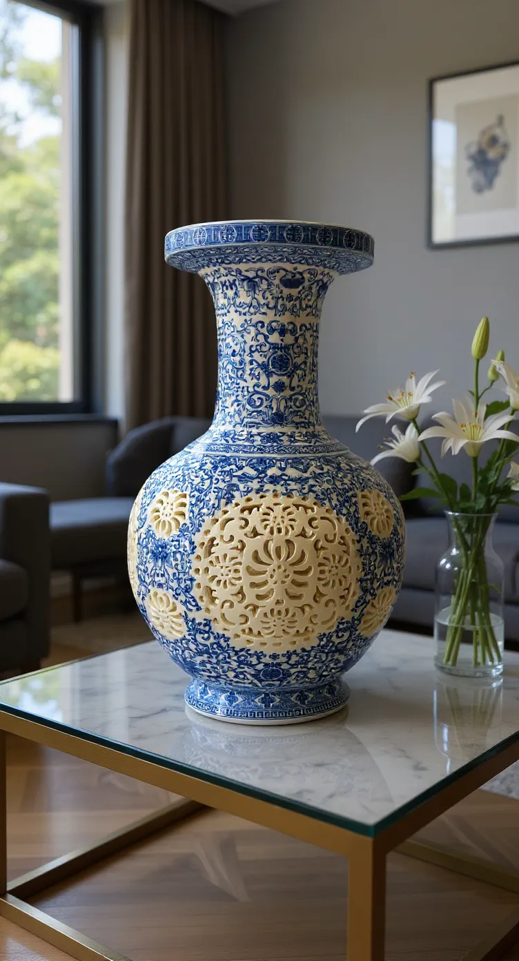 Intricate Porcelain Vase
