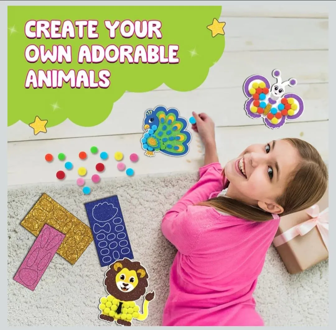 Smartivity Pom-Pom Magnet Crafts view 2