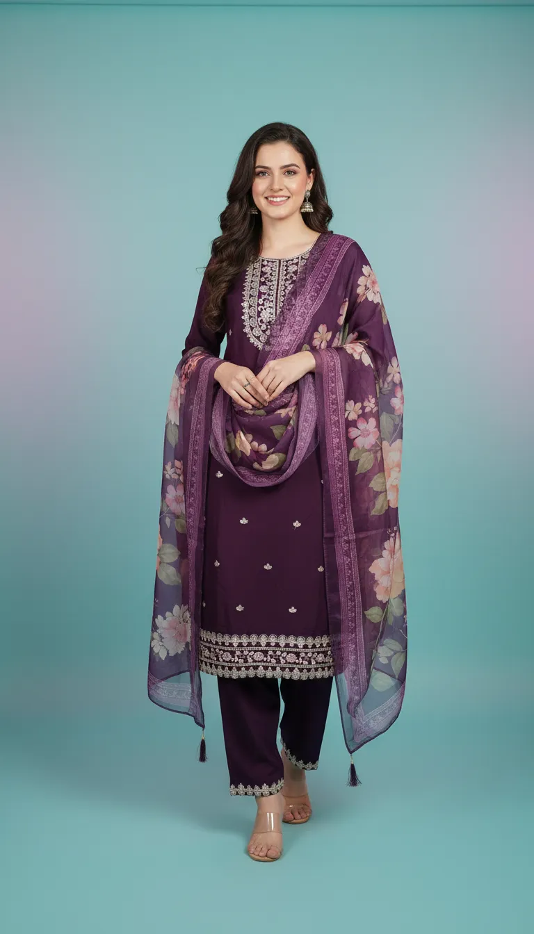 Embroidered Salwar Kameez