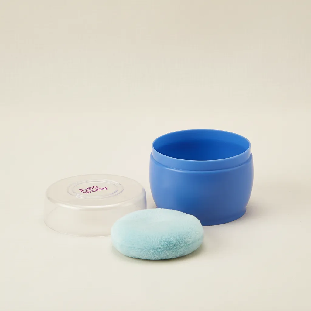 BeeBaby Powder Puff Blue view 2