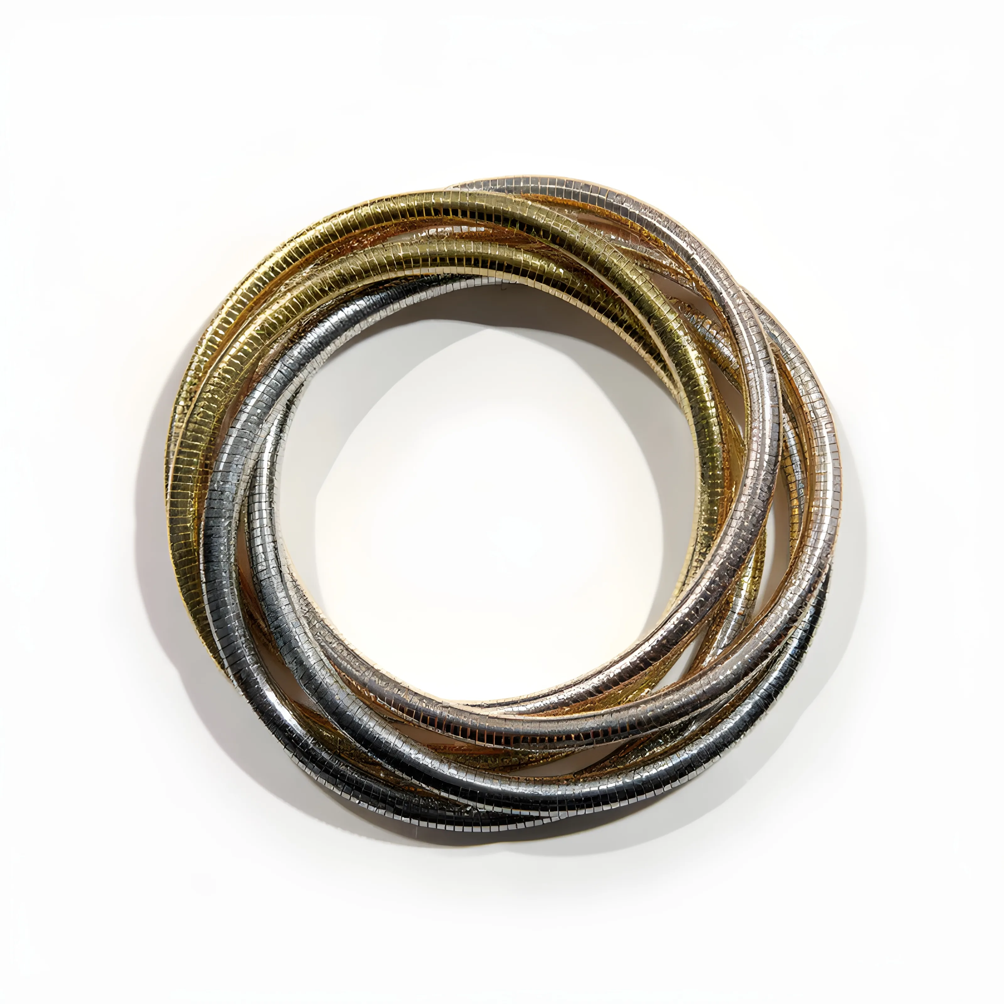 Metallic Spiral Bracelet