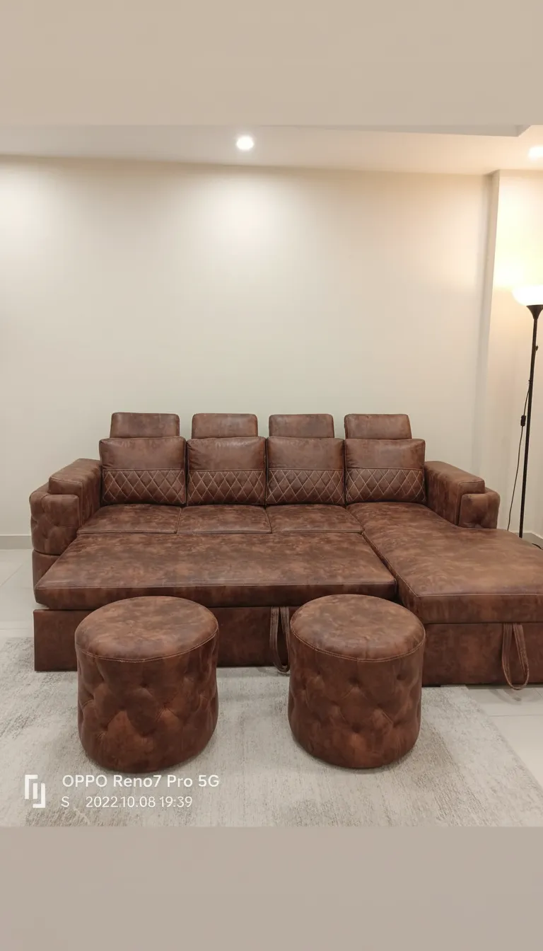 L-shaped Sofa Set